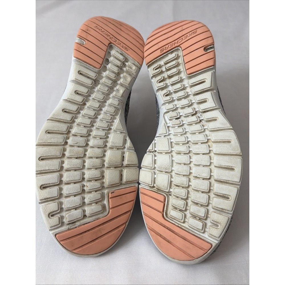 Skechers Womens Flex Appeal 3.0 13077 Gray‎ Running Shoes Sneakers Size 8.5 - Picture 8 of 16